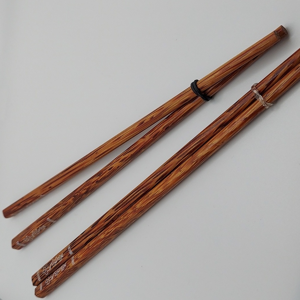 Wood Chop Sticks, 2 Sets, never used.